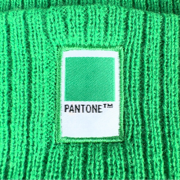 Pantone Bright Green Beanie - Picture 4 of 5